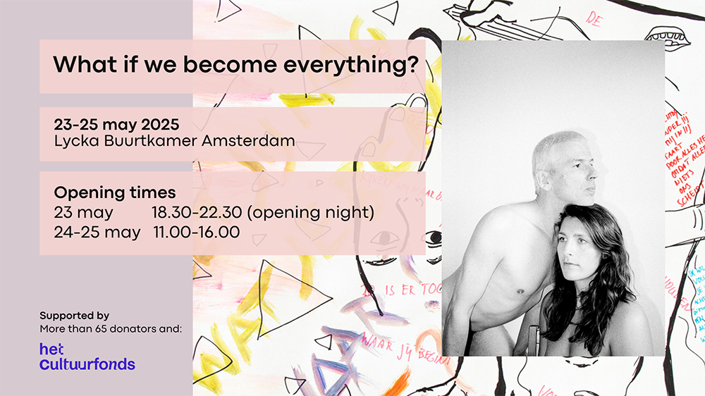 Uitnodiging expo what if we become everything